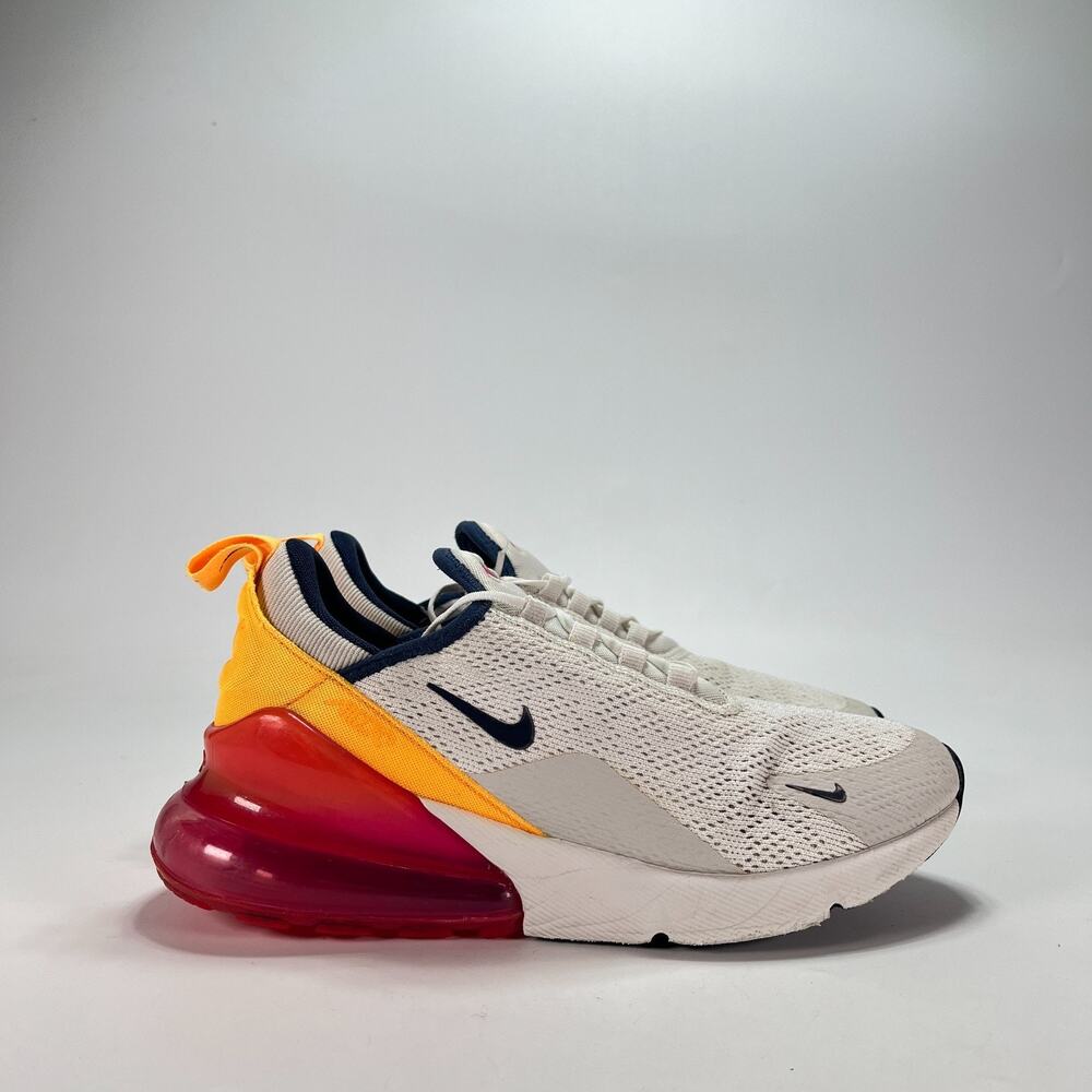 Nike Air Max 270 Sorbet Pink Orange White Sneakers AH6789-106 Women's Size 7.5